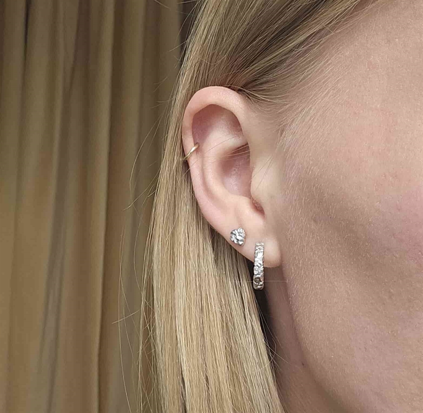 Studio Z Bigger Element hoops i sølv 7110802